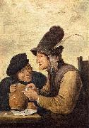 David Teniers the Younger Two Drunkards France oil painting artist